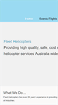 Mobile Screenshot of fleethelicopters.com.au